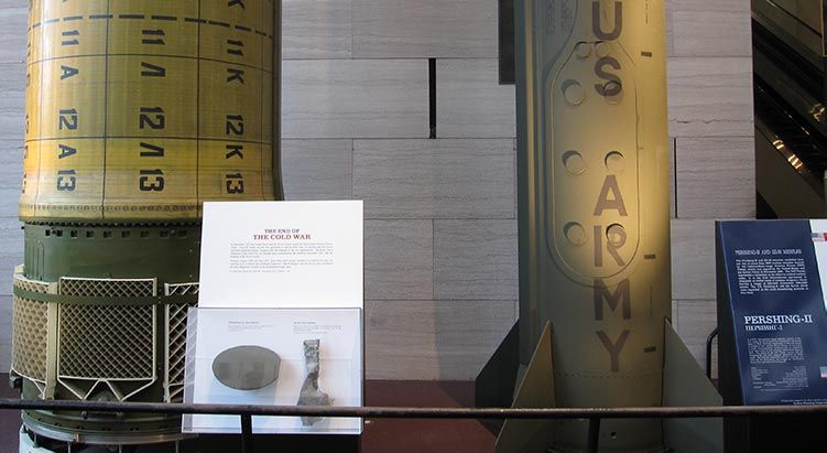 Das Ende des kalten Krieges? Pershing-II-Raketen im Museum