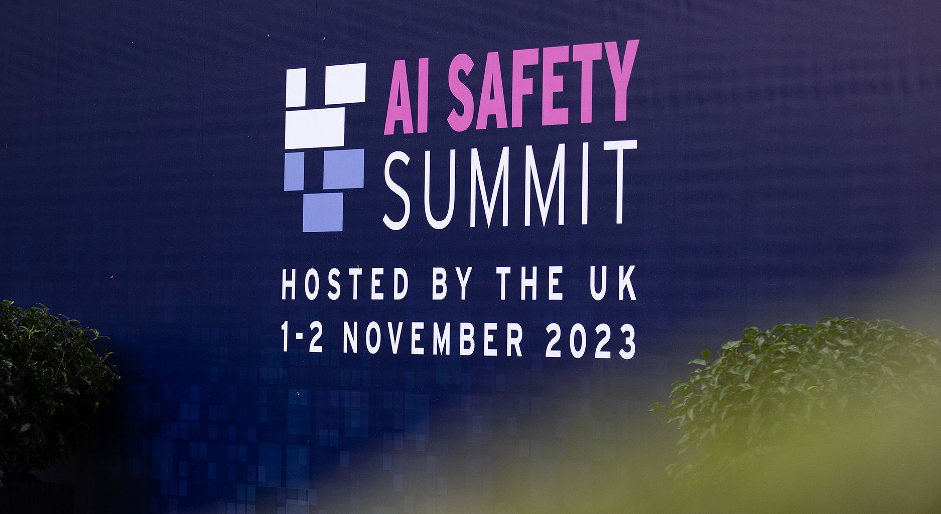 Logo der AI Safety Summit im UK, 1-2 November 2023