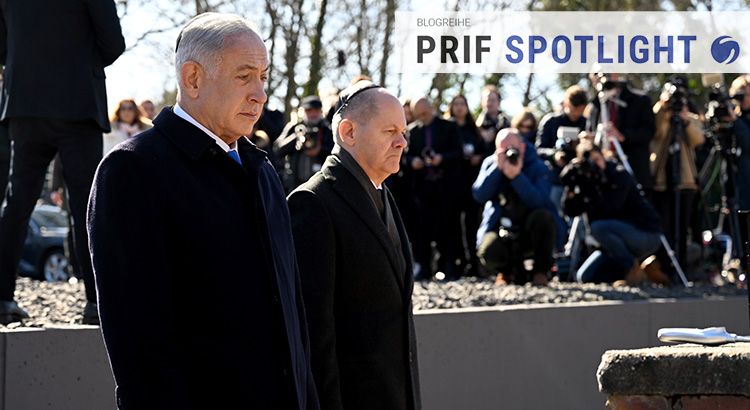 Benjamin Netanjahu and Olaf Scholz attend a memorial event commemorating deportation of Jews