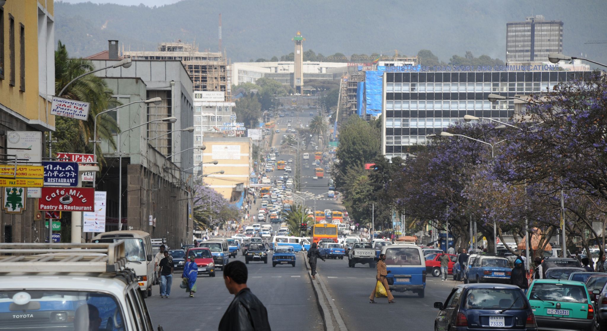 Street view of Addis Ababa.