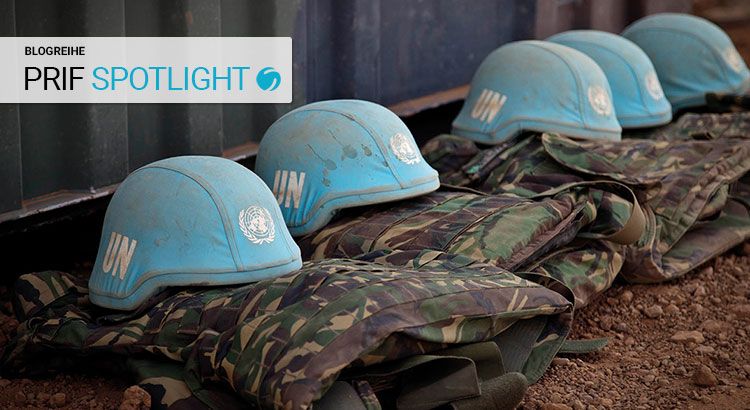 Uniformen von UN-Peacekeepern in Gao, Mali