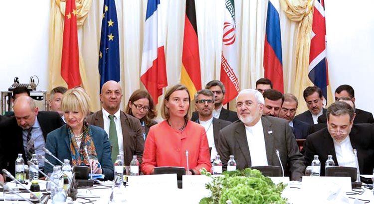 Federica Mogherini war die Vorsitzende des Treffens der Joint Commission zur JCPOA am 6. Juli 2018 in Wien