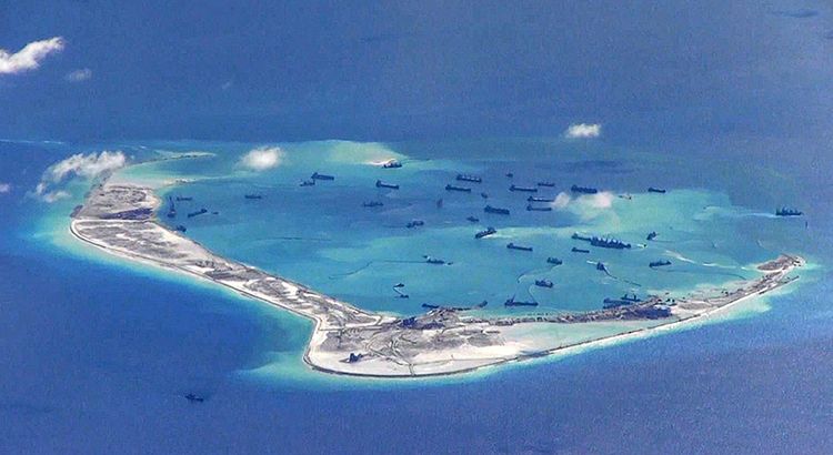 Subi Reef, Spratly Islands in the South China Sea