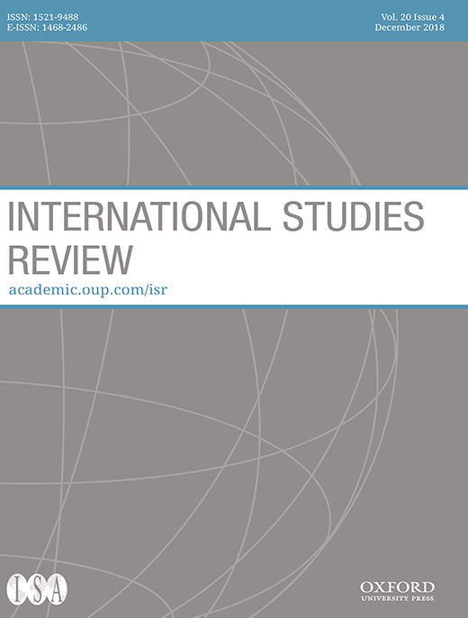 Cover International Studies Review