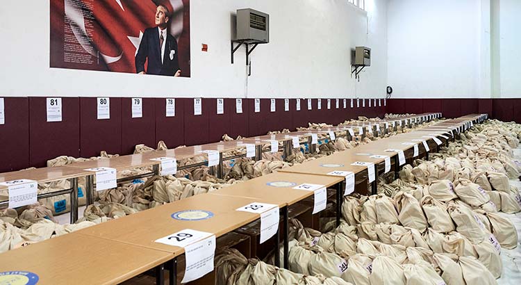 Election day in Ankara