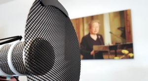 Passendes Ambiente: Aufzeichnung unter den Augen von Sadako Ogata, der Preisträgerin von 2011