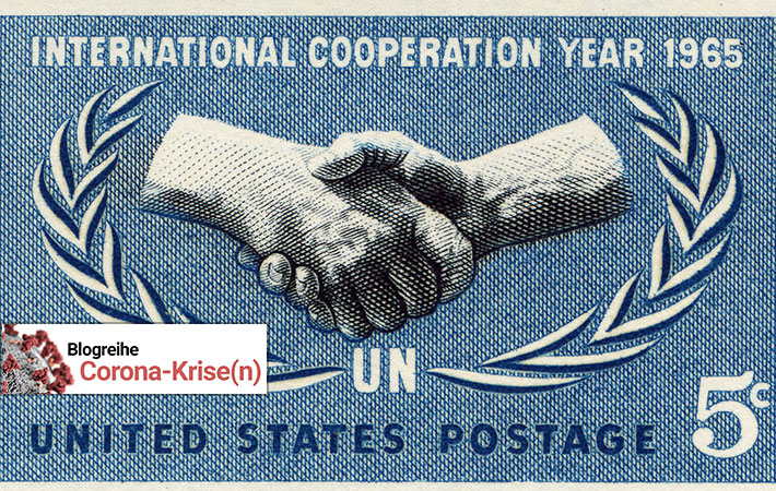 US-Briefmarke zum Gedenken an den 20. Jahrestag der Vereinten Nationen