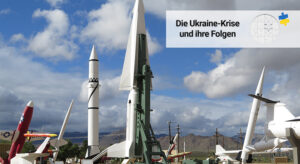 Exponation of different missiles at the territory of the White Sands Missile Museum with a MIM-14 Nike Hercules nuclear missile in the center.
