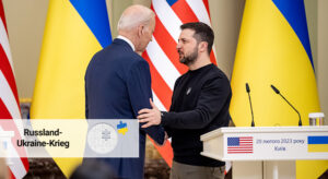 US-Präsident Biden und der ukrainische Präsident Selensky