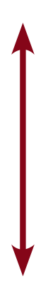 vertical arrow with arrowheads on both sides