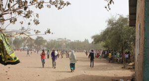 Internally displaced people in Shire, Tigray, April 2021