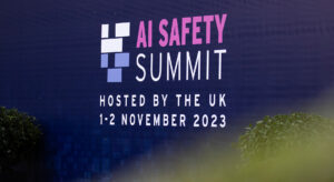 Logo der AI Safety Summit im UK, 1-2 November 2023