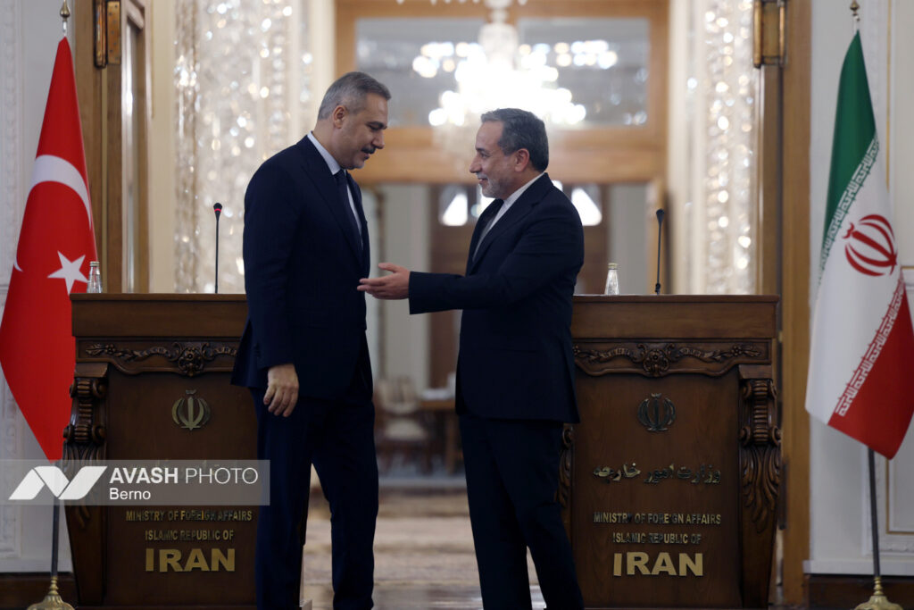 The Foreign Ministers of Iran and Turkey in November 2025